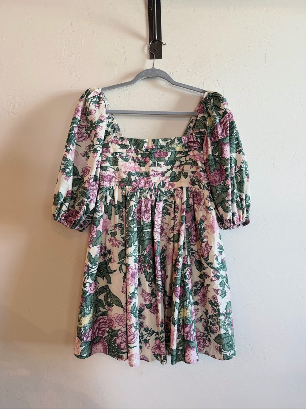Abercrombie & Fitch Emerson Puff Sleeve Mini Dress